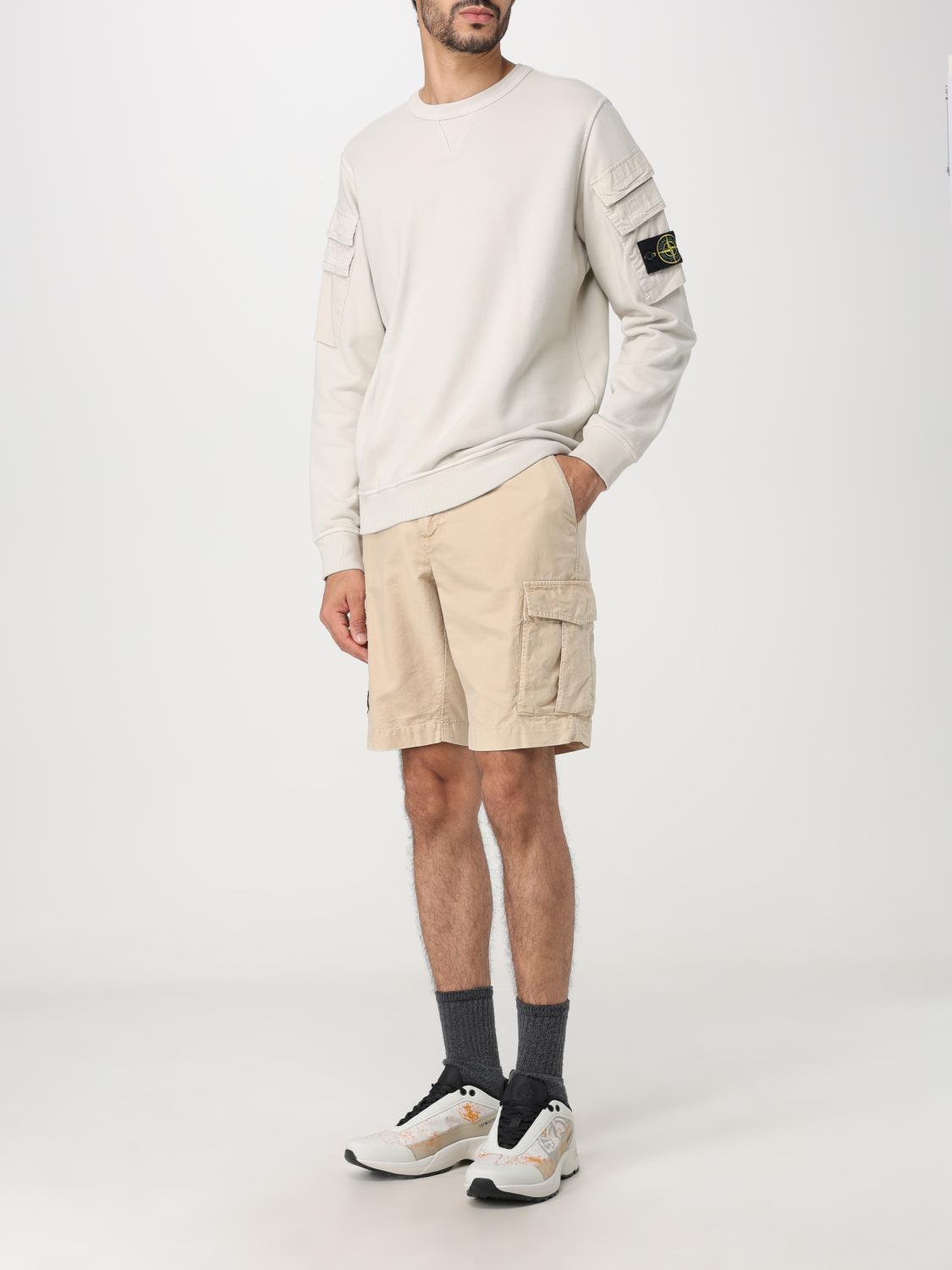 STONE ISLAND SUDADERA: Sudadera hombre Stone Island, Blanco 1 - Img 2