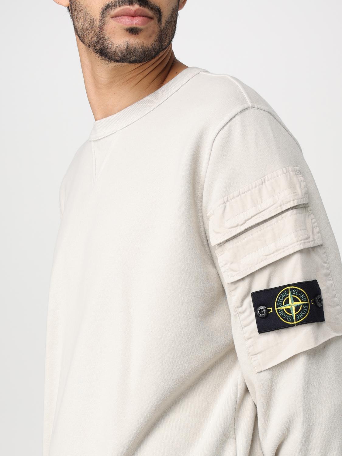STONE ISLAND SUDADERA: Sudadera hombre Stone Island, Blanco 1 - Img 5
