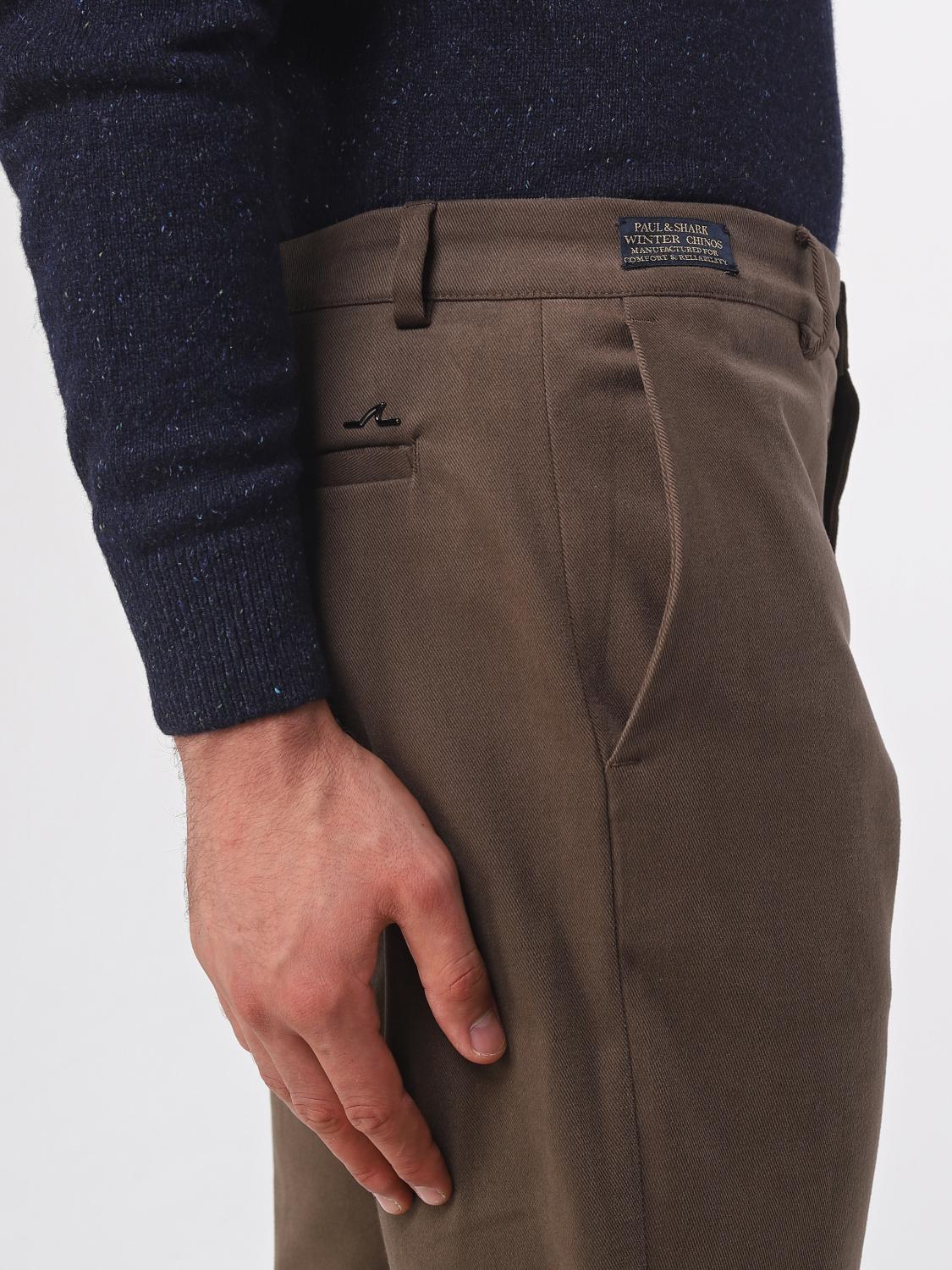 PAUL & SHARK PANTS: Pants men Paul & Shark, Brown - Img 3