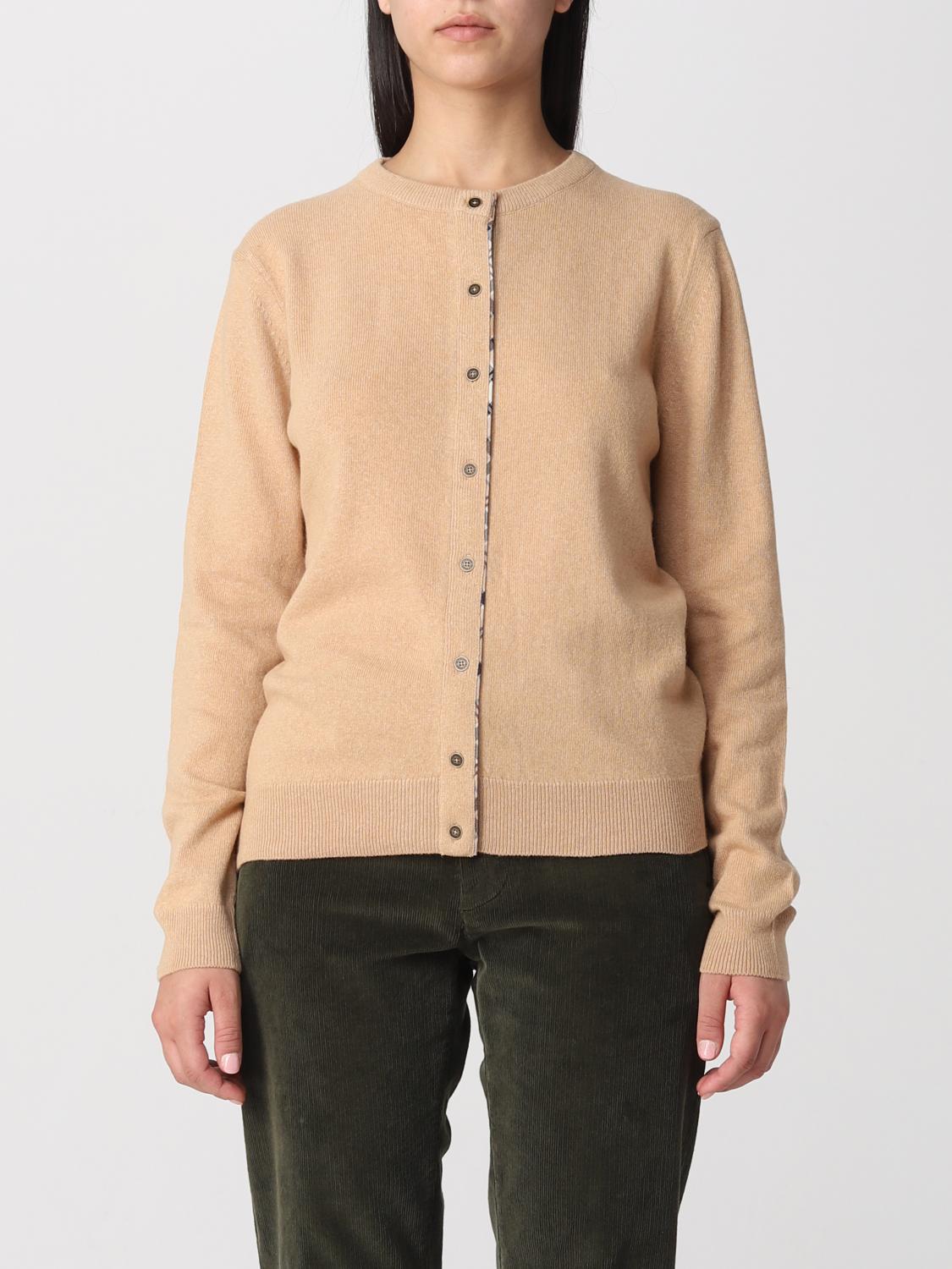 BARBOUR CARDIGAN: Pull femme Barbour, Marron - Img 1