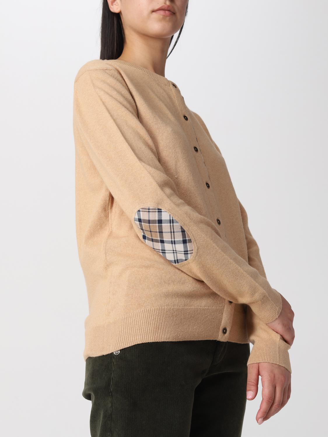 BARBOUR CARDIGAN: Pull femme Barbour, Marron - Img 4