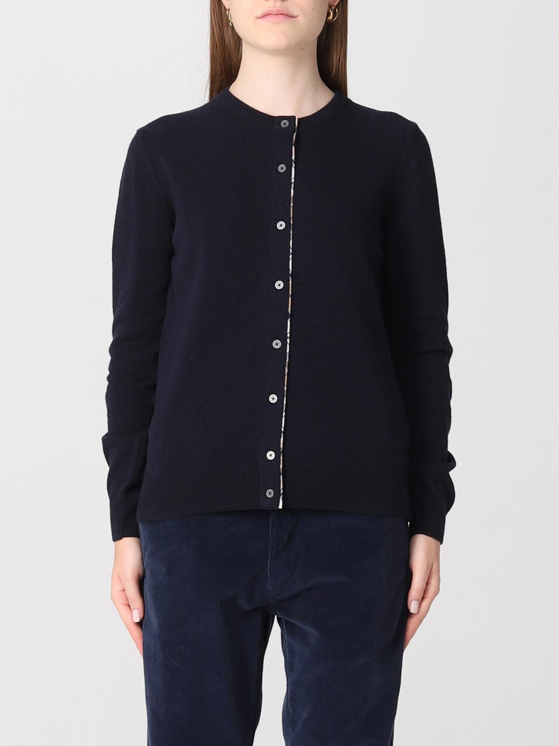 BARBOUR CARDIGAN: Pull femme Barbour, Bleu Marine - Img 1