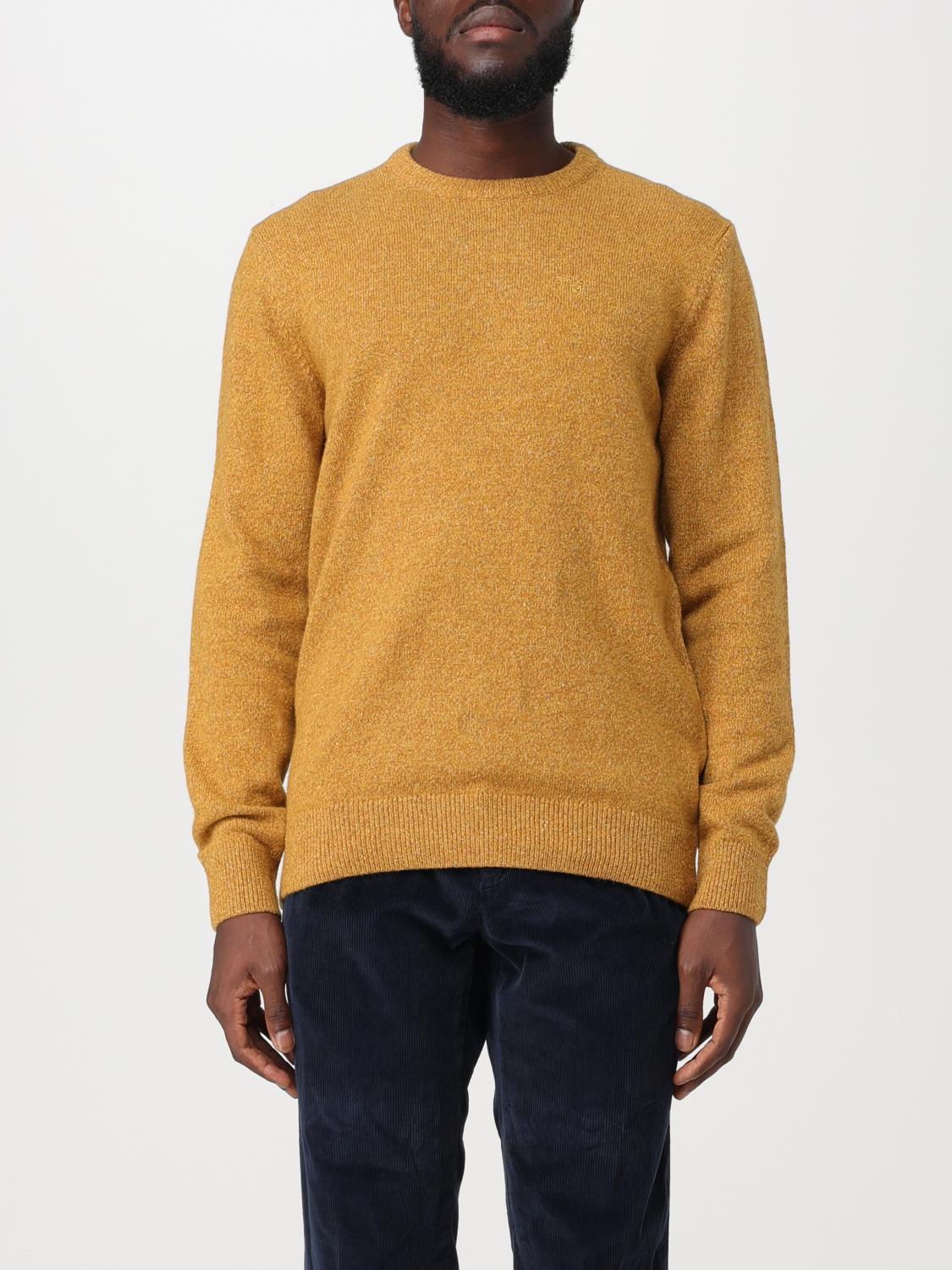 BARBOUR SWEATER: Sweater men Barbour, Orange - Img 1