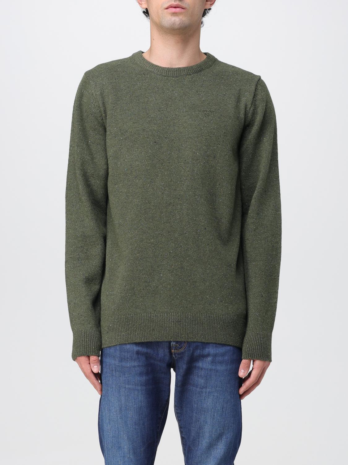 BARBOUR SWEATER: Sweater men Barbour, Forest Green - Img 1
