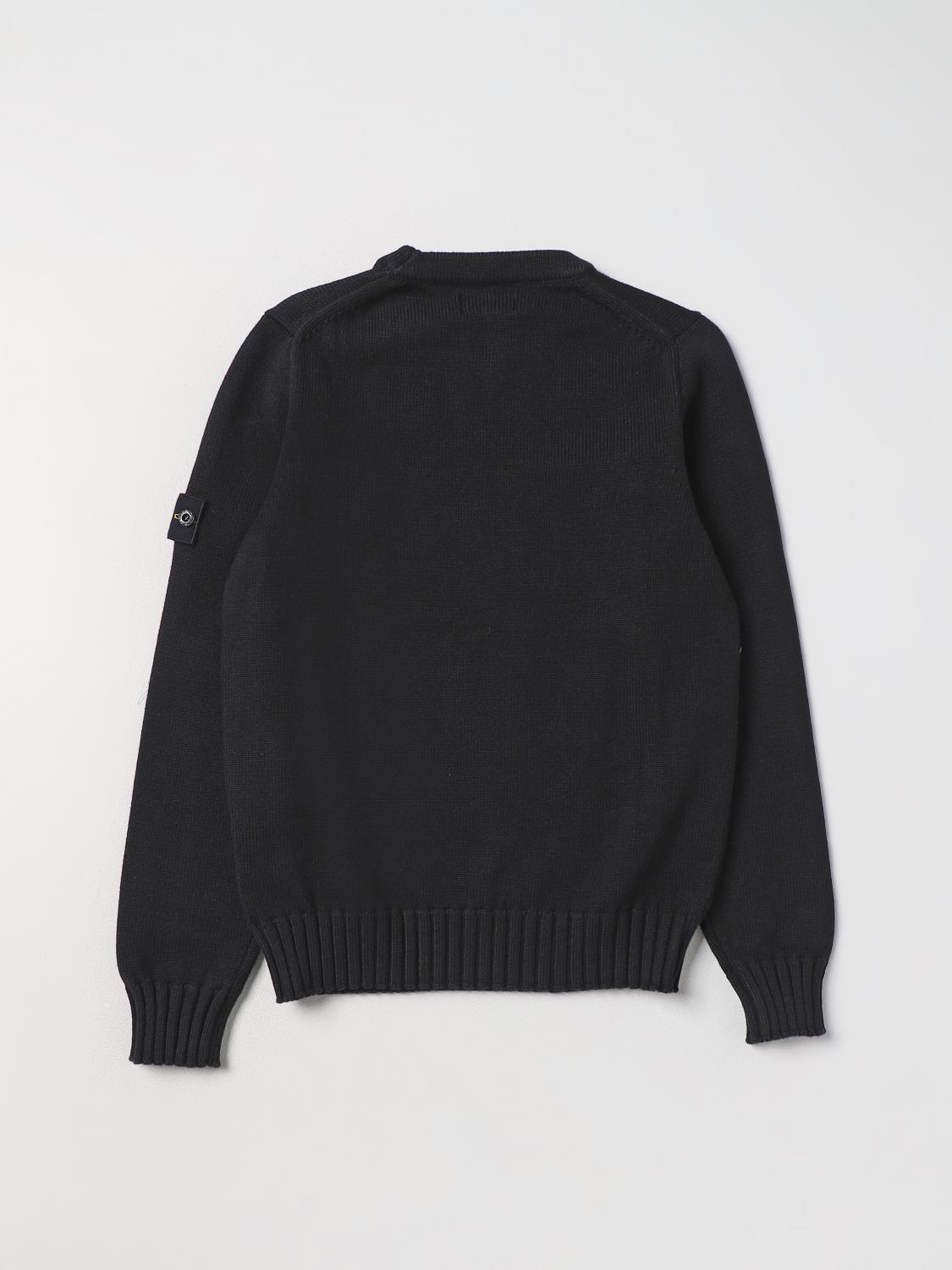 STONE ISLAND JUNIOR PULLOVER: Pullover kinder Stone Island Junior, Schwarz - Img 2