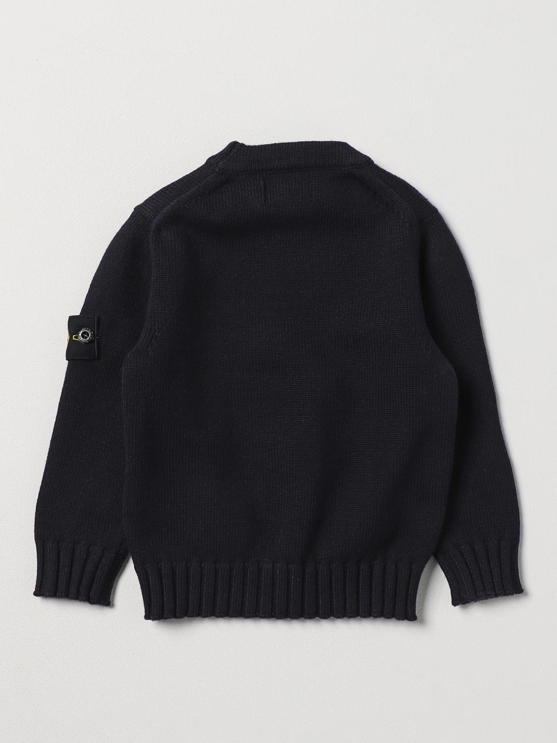 STONE ISLAND JUNIOR PULLOVER: Pullover kinder Stone Island Junior, Blau - Img 2