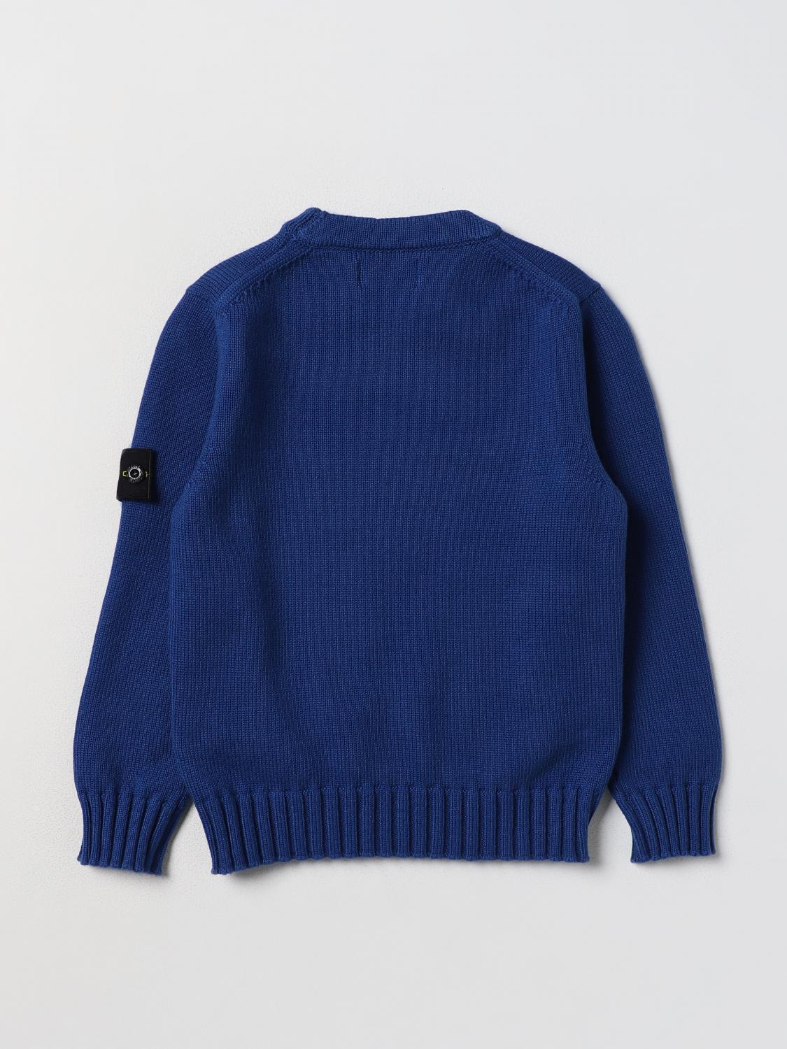 STONE ISLAND JUNIOR PULLOVER: Pullover kinder Stone Island Junior, Navy - Img 2