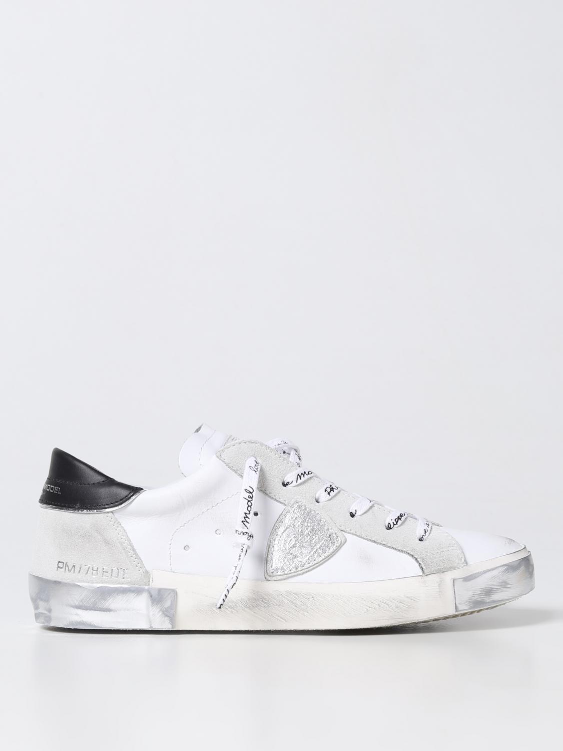 PHILIPPE MODEL SNEAKERS: Sneakers men Philippe Model, White - Img 1