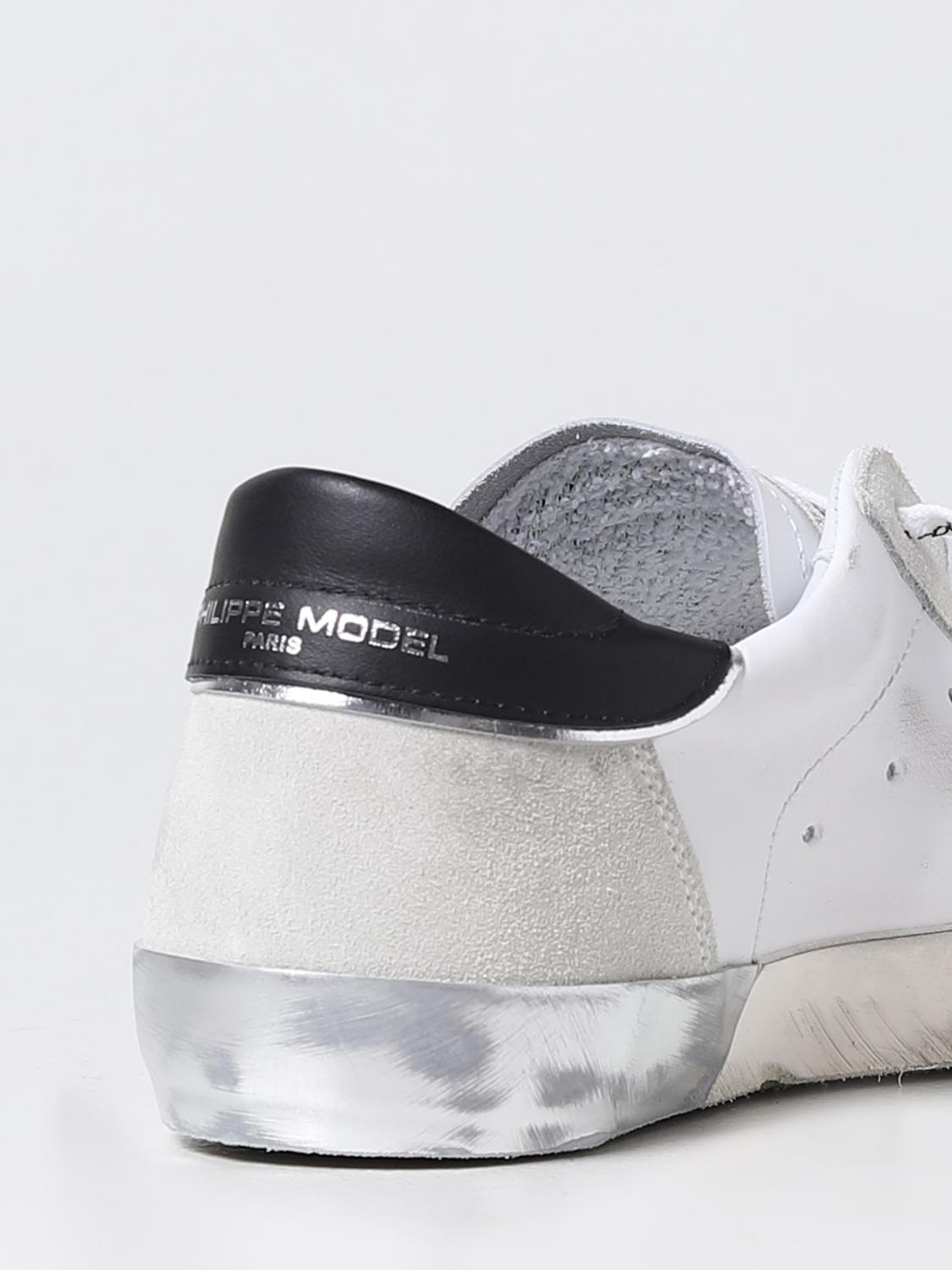 PHILIPPE MODEL SNEAKERS: Sneakers men Philippe Model, White - Img 3