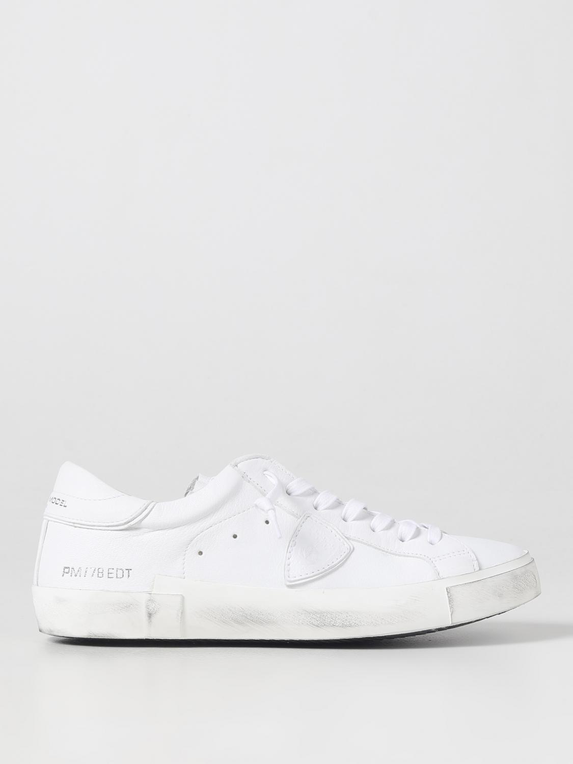 PHILIPPE MODEL ZAPATILLAS: Zapatillas hombre Philippe Model, Blanco - Img 1