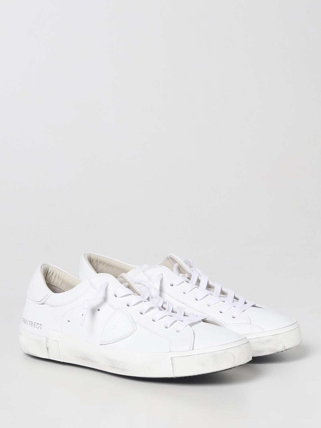 PHILIPPE MODEL ZAPATILLAS: Zapatillas hombre Philippe Model, Blanco - Img 2