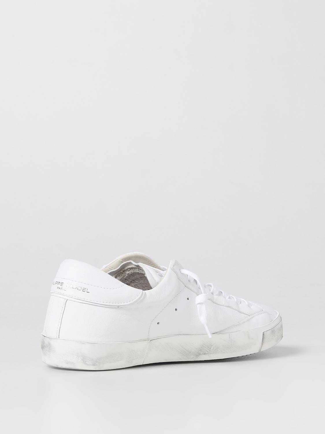 PHILIPPE MODEL ZAPATILLAS: Zapatillas hombre Philippe Model, Blanco - Img 3