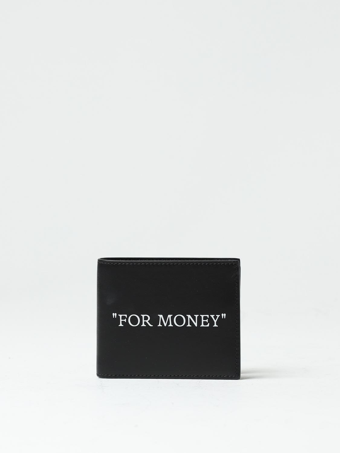 OFF-WHITE 钱包: 钱包 男士 Off-white, 黑色 - Img 1