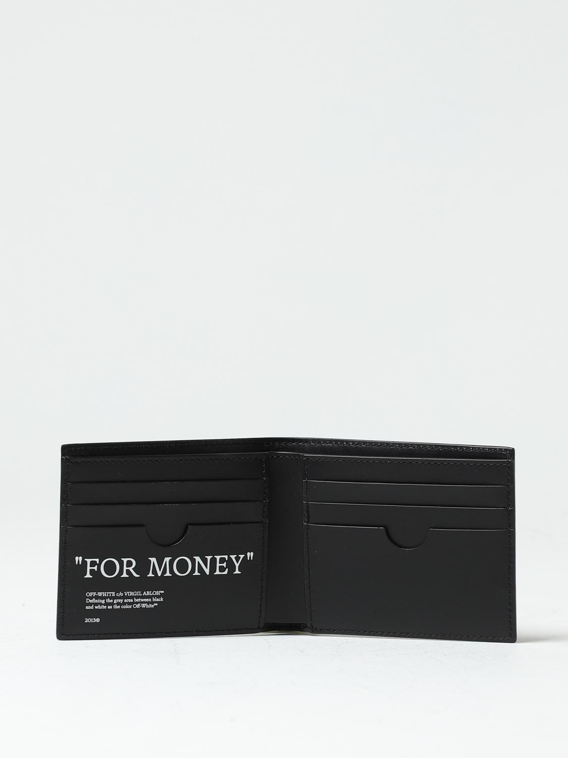 OFF-WHITE 钱包: 钱包 男士 Off-white, 黑色 - Img 2
