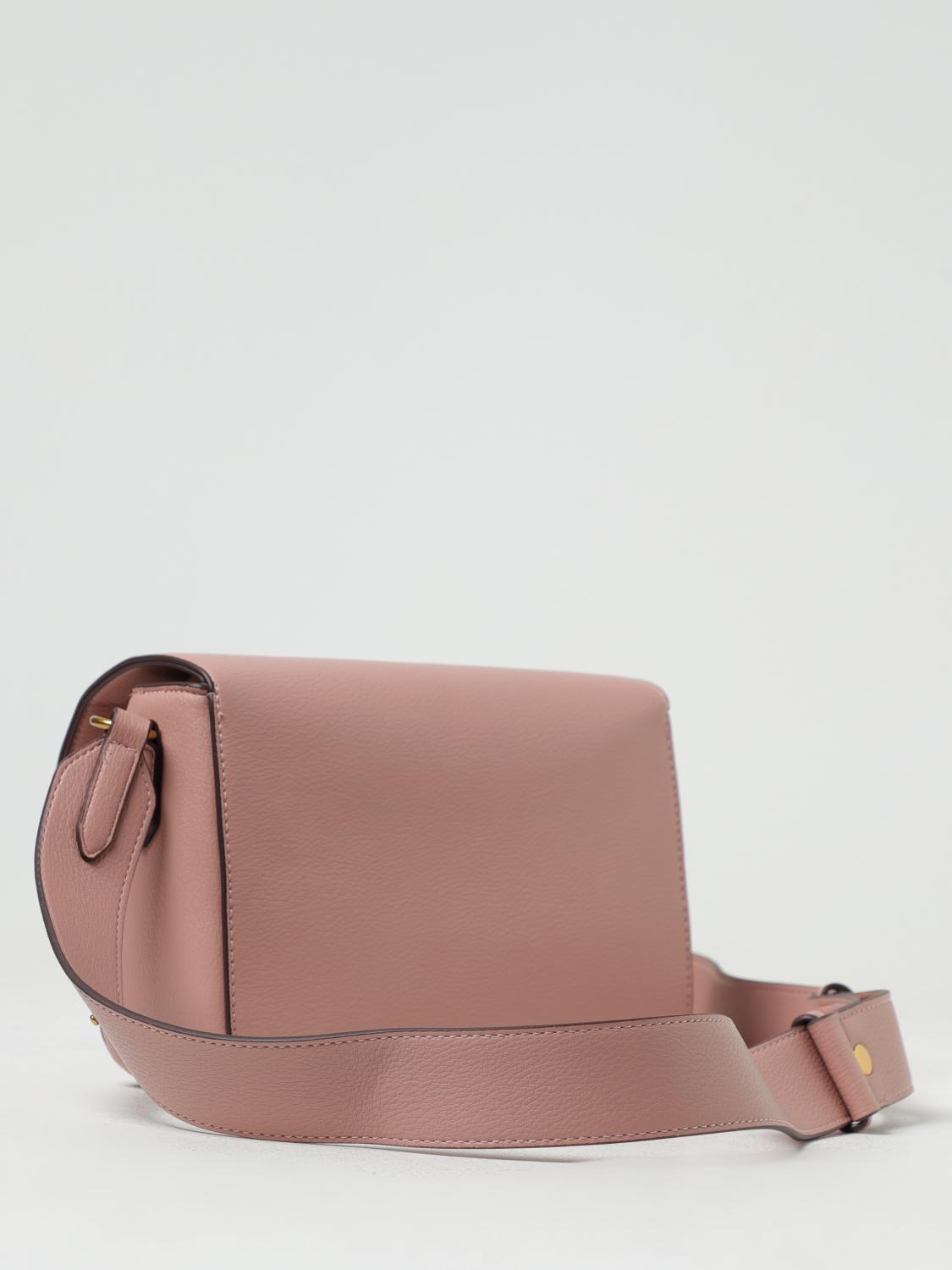 LIU JO BORSA A TRACOLLA: Borsa Liu Jo in pelle sintetica bottalata con morsetto, Rosa - Img 2