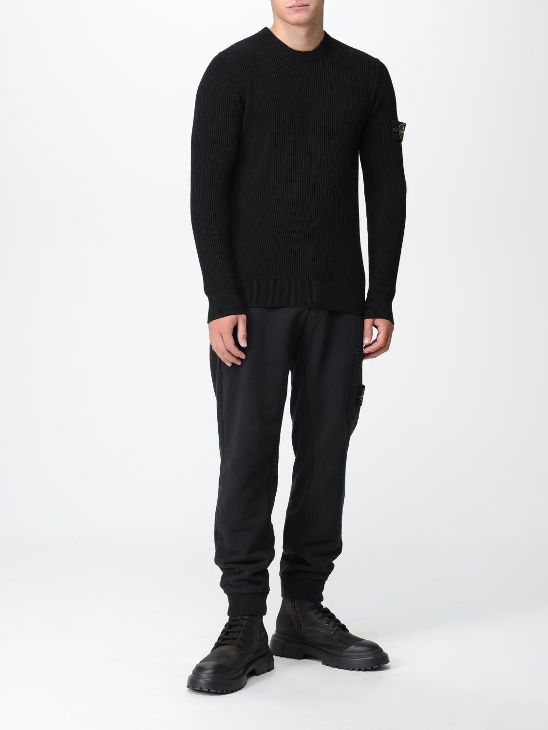 STONE ISLAND PULLOVER: Pullover herren Stone Island, Schwarz - Img 2
