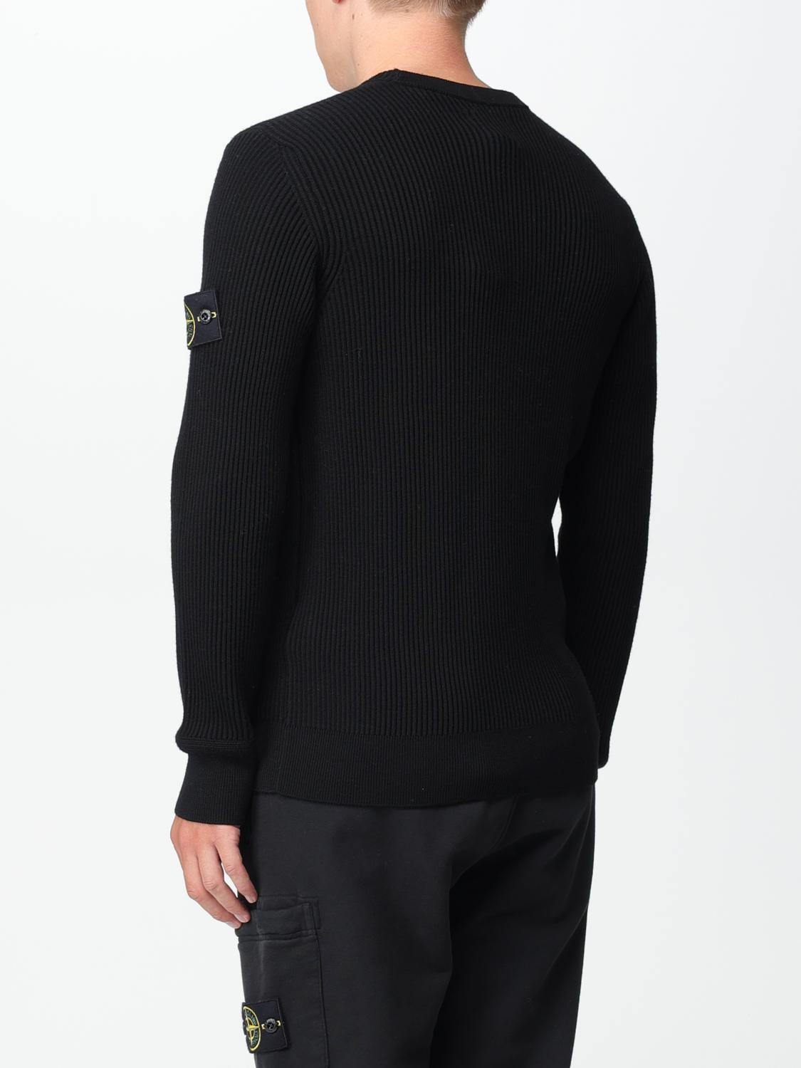 STONE ISLAND PULLOVER: Pullover herren Stone Island, Schwarz - Img 3