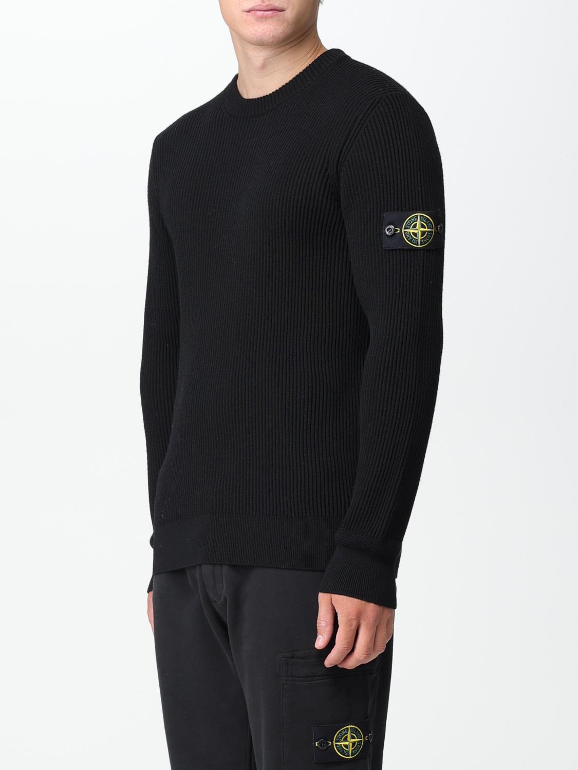 STONE ISLAND PULLOVER: Pullover herren Stone Island, Schwarz - Img 4