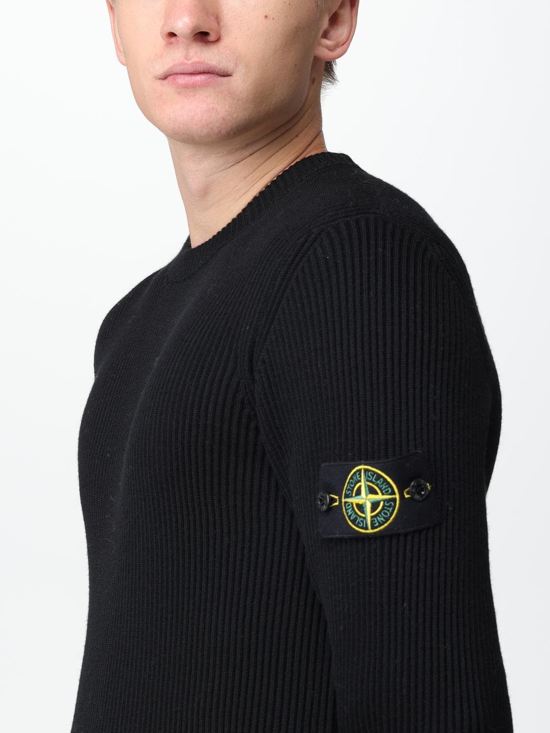 STONE ISLAND PULLOVER: Pullover herren Stone Island, Schwarz - Img 5