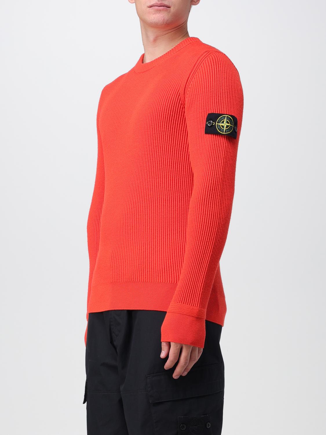 STONE ISLAND PULLOVER: Pullover herren Stone Island, Orange - Img 4