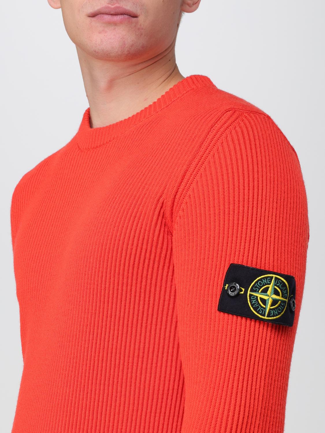 STONE ISLAND PULLOVER: Pullover herren Stone Island, Orange - Img 5