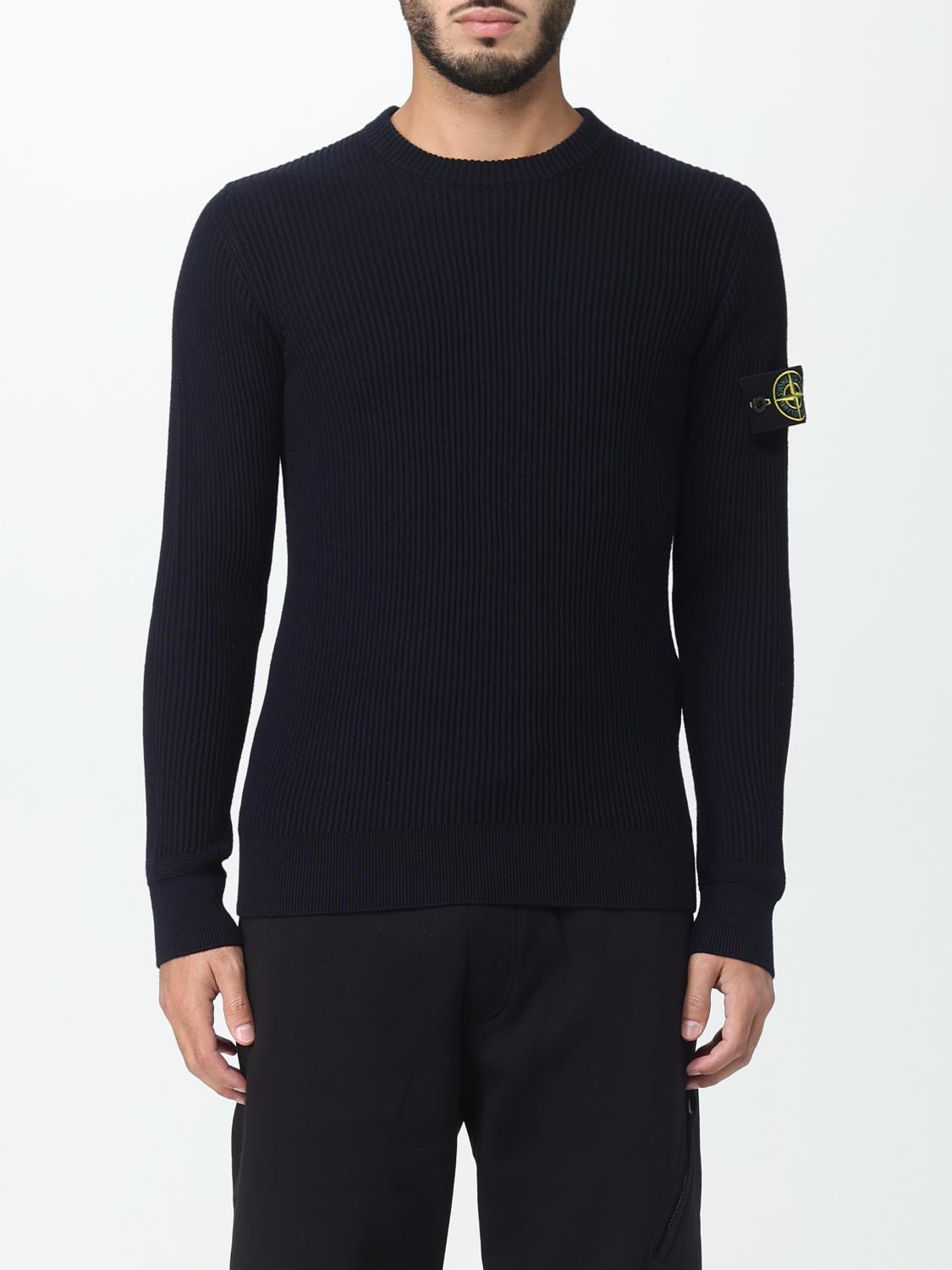 STONE ISLAND PULLOVER: Pullover herren Stone Island, Blau - Img 1