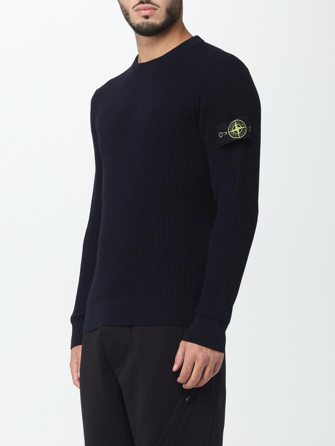 STONE ISLAND PULLOVER: Pullover herren Stone Island, Blau - Img 4