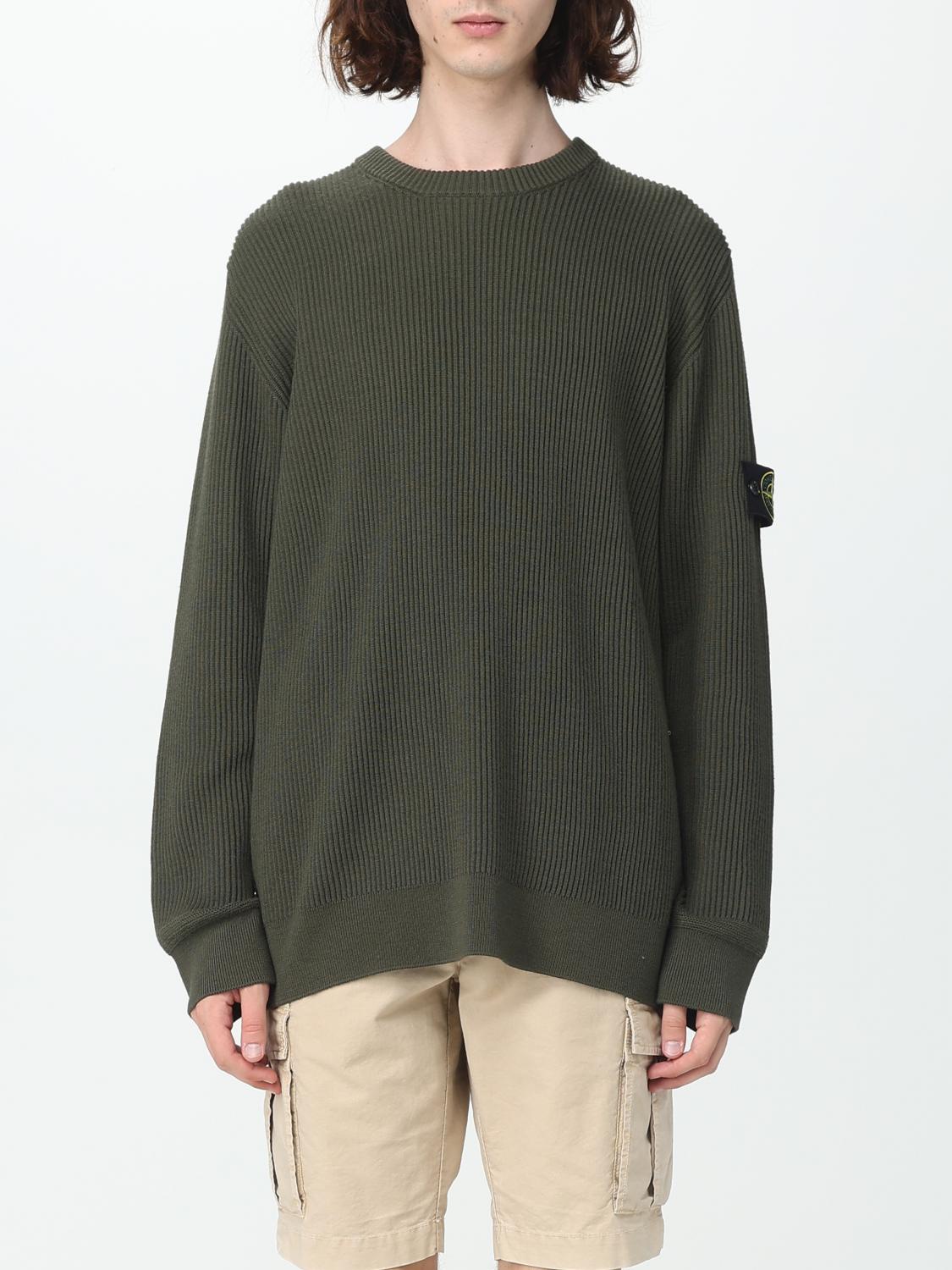 STONE ISLAND PULLOVER: Pullover herren Stone Island, Grün - Img 1