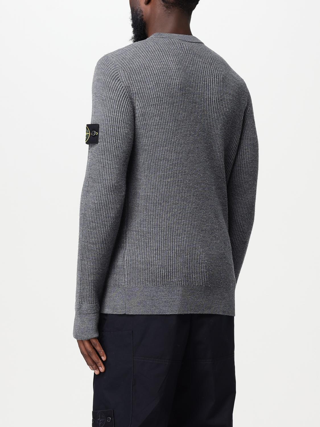 STONE ISLAND PULLOVER: Pullover herren Stone Island, Grau - Img 3
