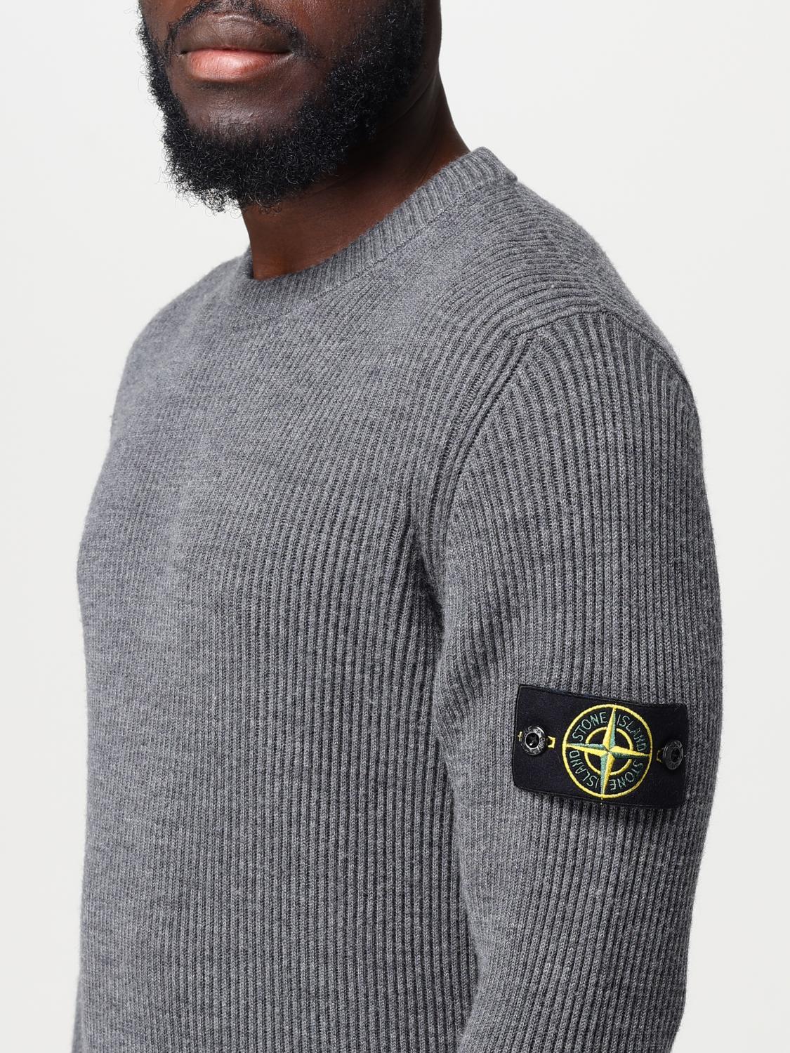 STONE ISLAND PULLOVER: Pullover herren Stone Island, Grau - Img 5