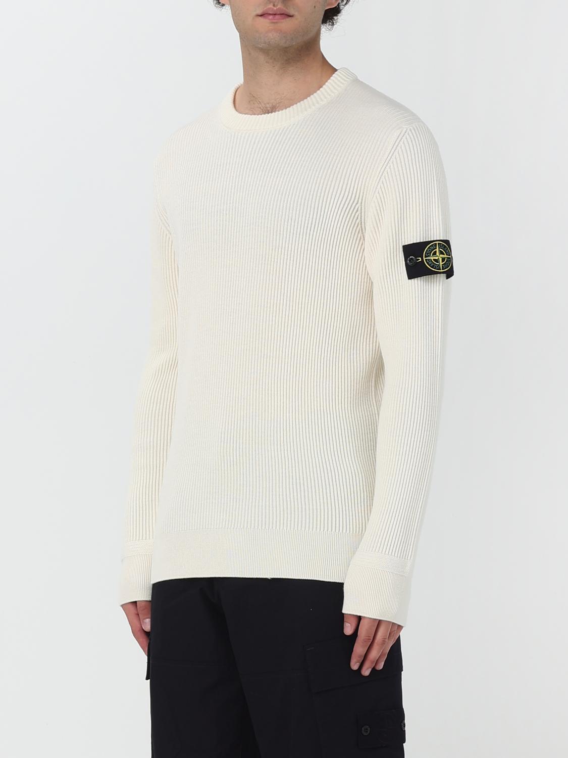 STONE ISLAND PULLOVER: Pullover herren Stone Island, Beige - Img 4