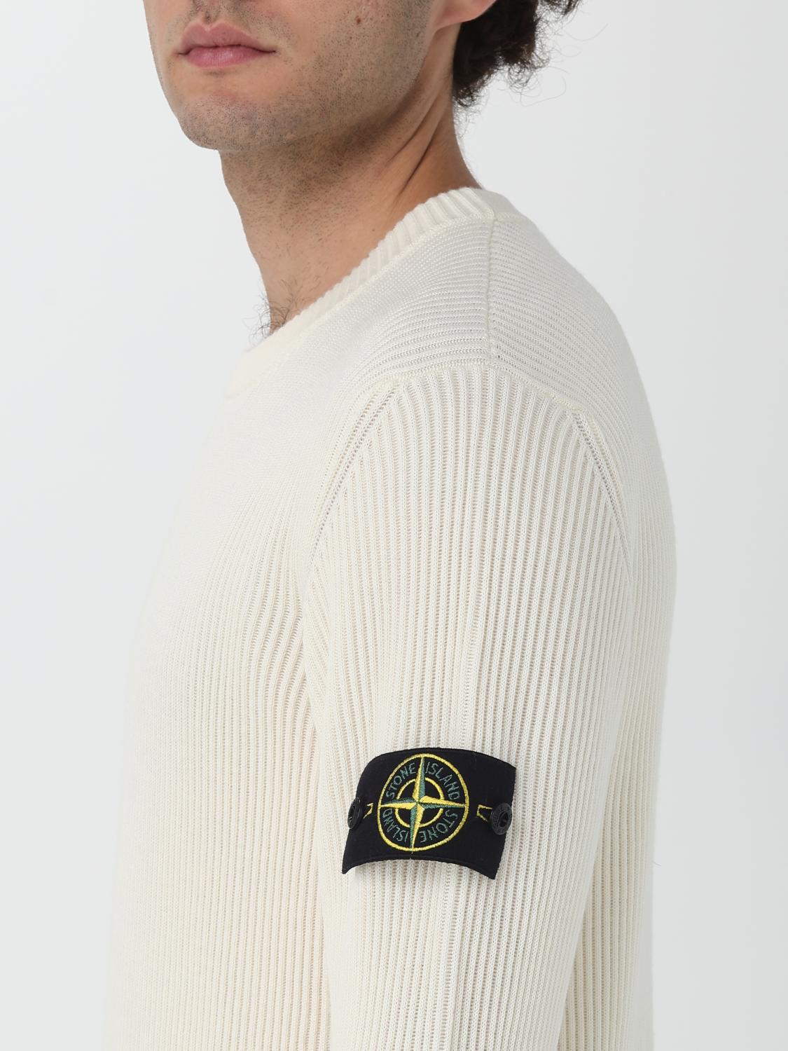 STONE ISLAND PULLOVER: Pullover herren Stone Island, Beige - Img 5