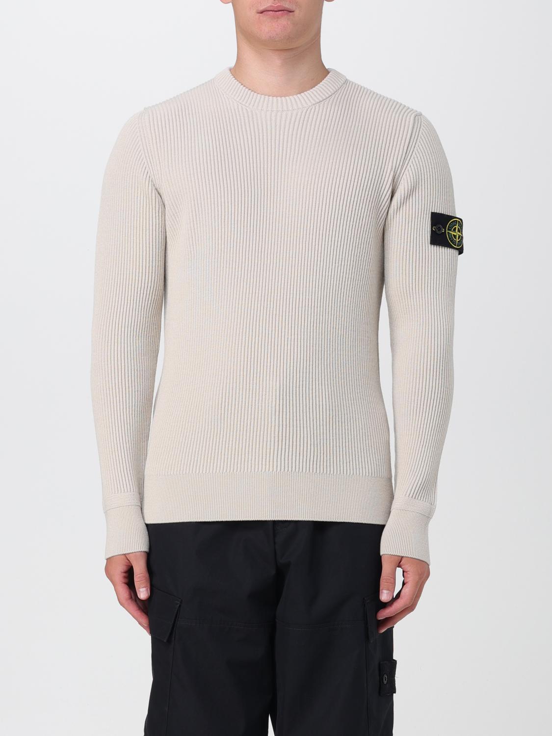 STONE ISLAND PULLOVER: Pullover herren Stone Island, Taubengrau - Img 1