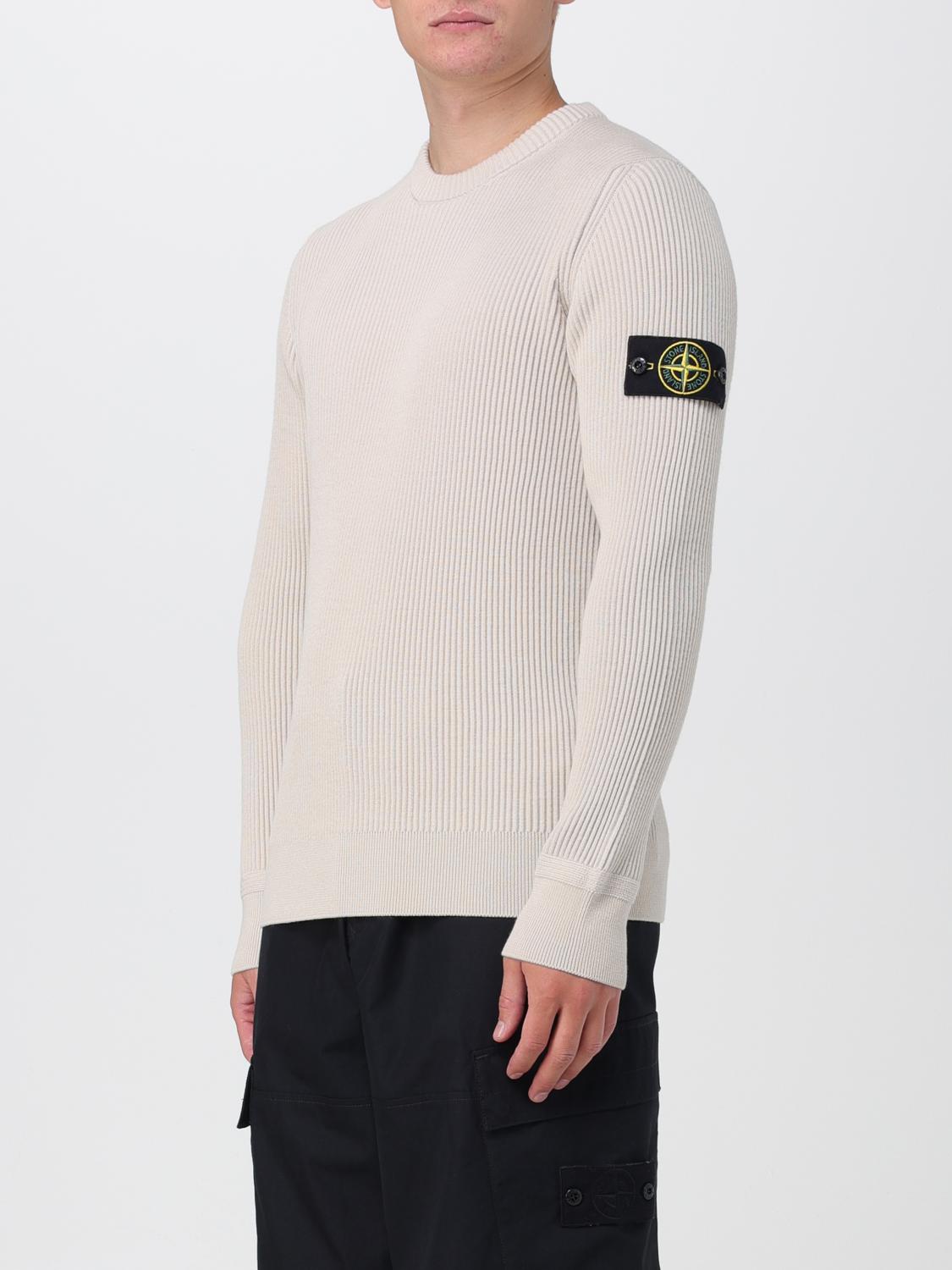 STONE ISLAND PULLOVER: Pullover herren Stone Island, Taubengrau - Img 4