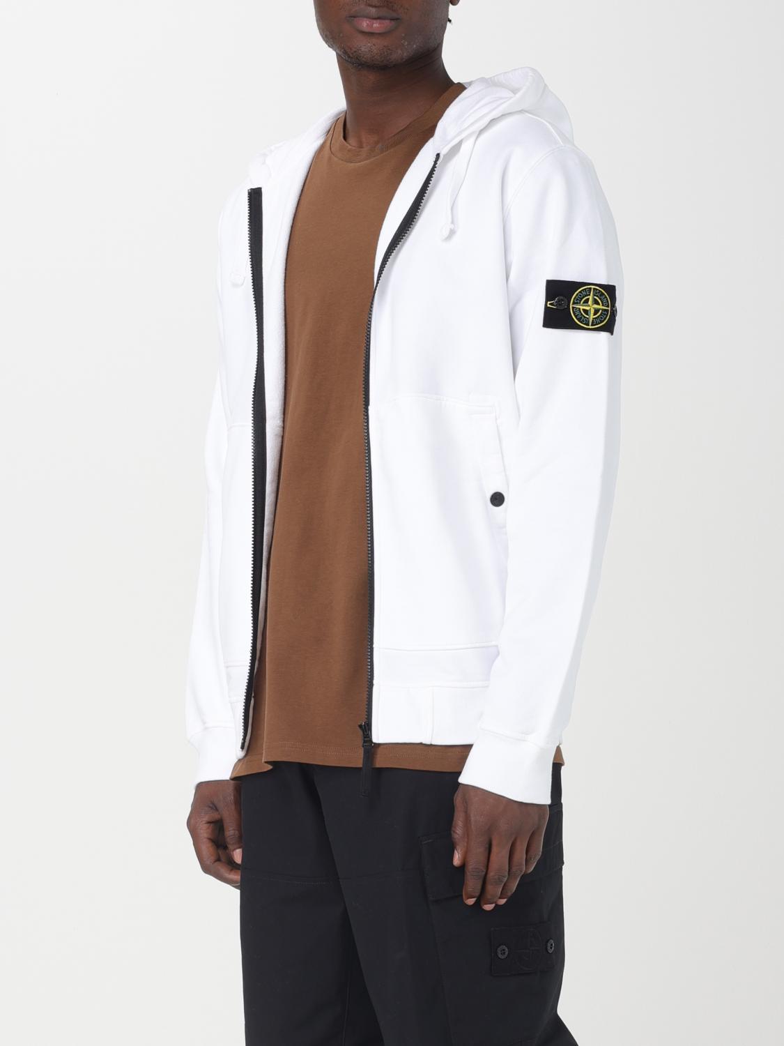 STONE ISLAND SWEATSHIRT: Sweatshirt men Stone Island, White - Img 4
