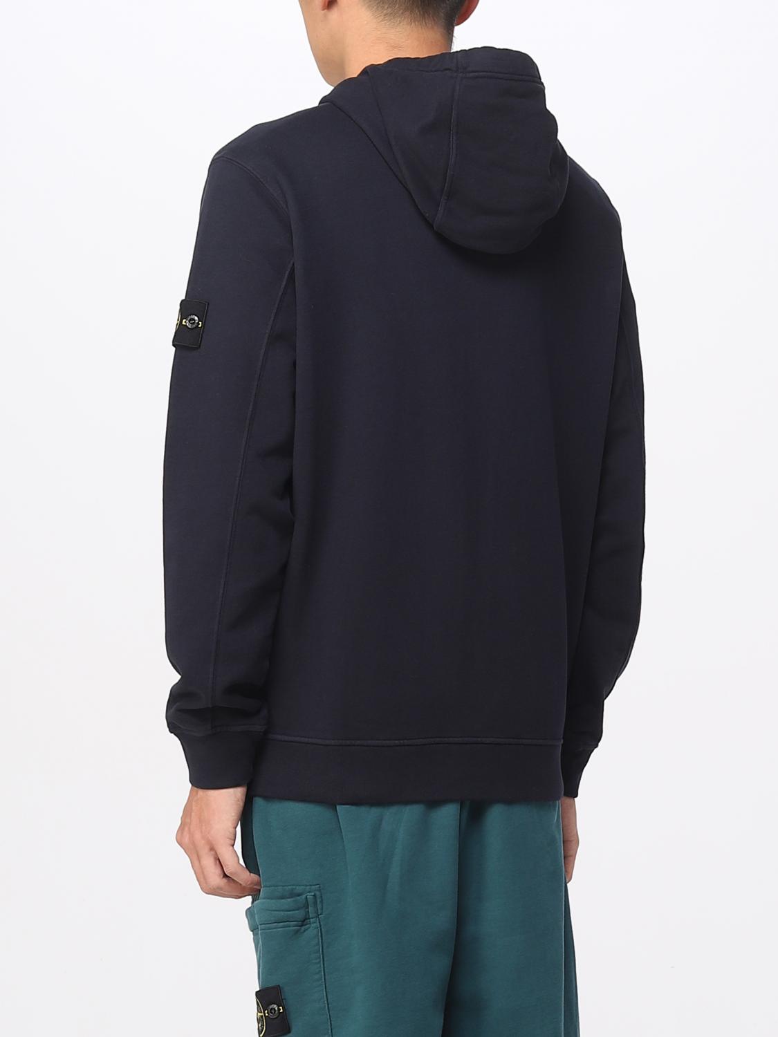 STONE ISLAND SUDADERA: Sudadera hombre Stone Island, Azul Oscuro - Img 3