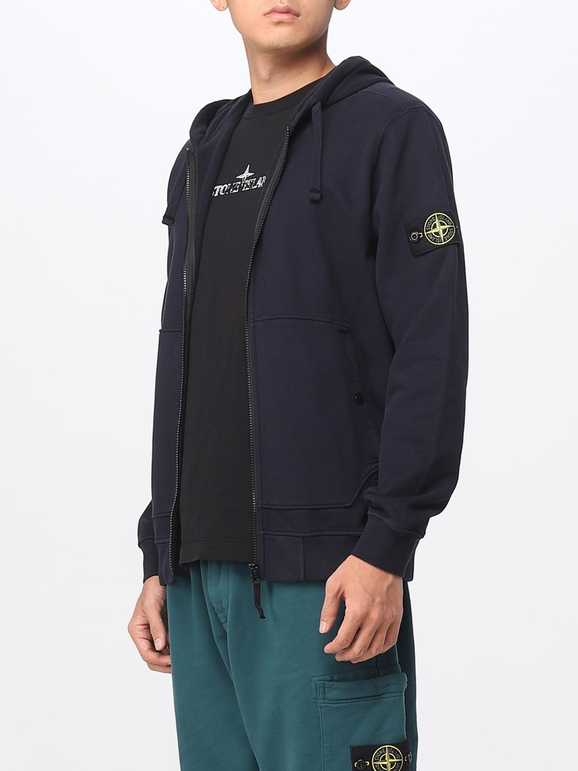 STONE ISLAND SUDADERA: Sudadera hombre Stone Island, Azul Oscuro - Img 4