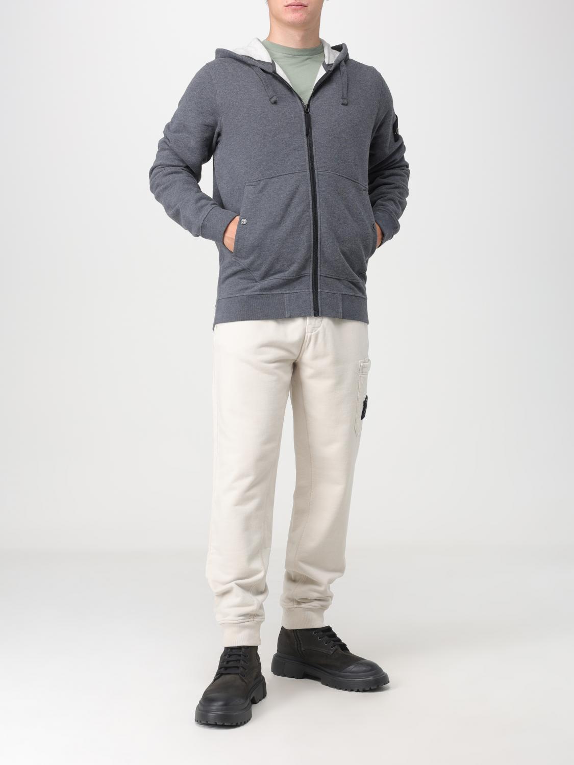 STONE ISLAND SUDADERA: Sudadera hombre Stone Island, Gris - Img 2