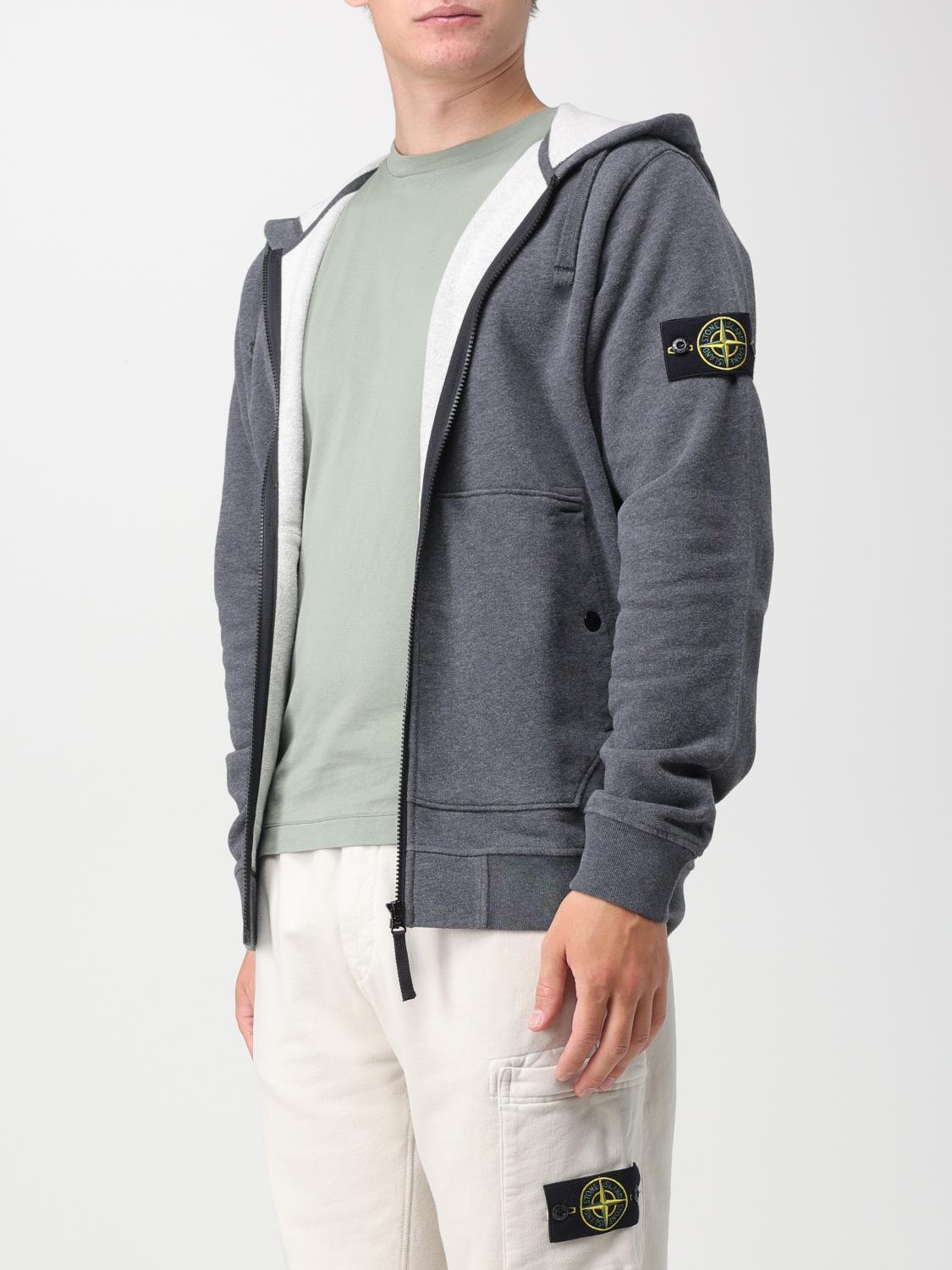 STONE ISLAND SUDADERA: Sudadera hombre Stone Island, Gris - Img 4