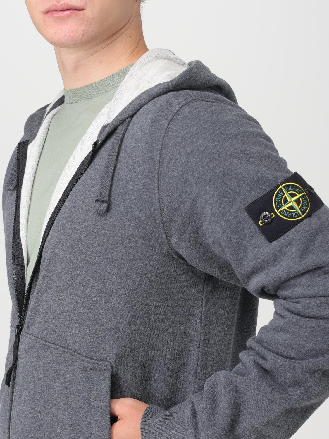 STONE ISLAND SUDADERA: Sudadera hombre Stone Island, Gris - Img 5