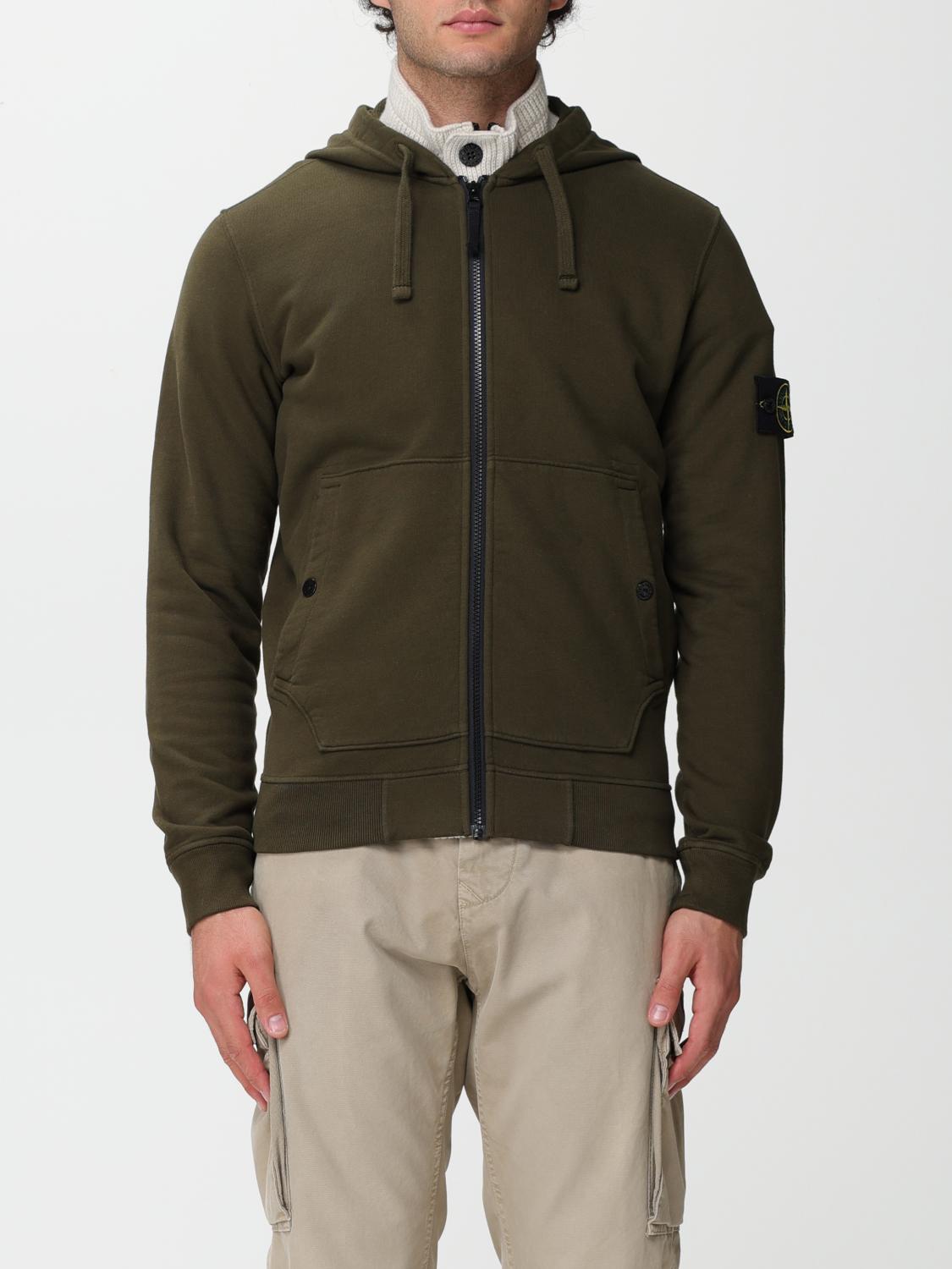 STONE ISLAND SUDADERA: Sudadera hombre Stone Island, Oliva - Img 1