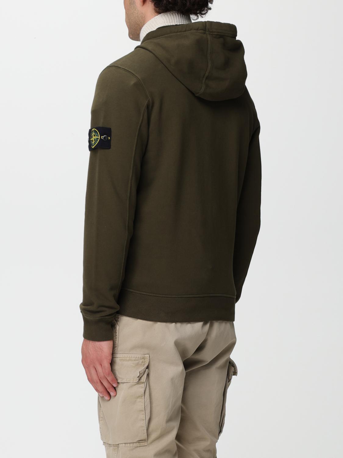 STONE ISLAND SUDADERA: Sudadera hombre Stone Island, Oliva - Img 3