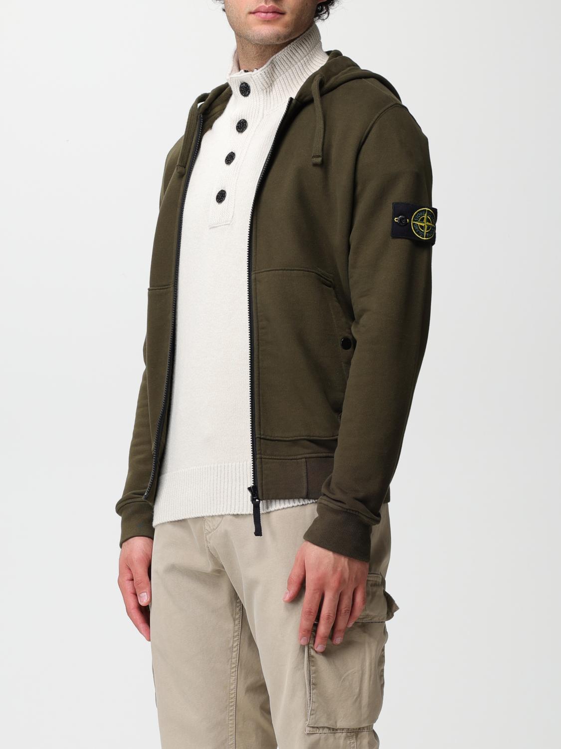 STONE ISLAND SUDADERA: Sudadera hombre Stone Island, Oliva - Img 4