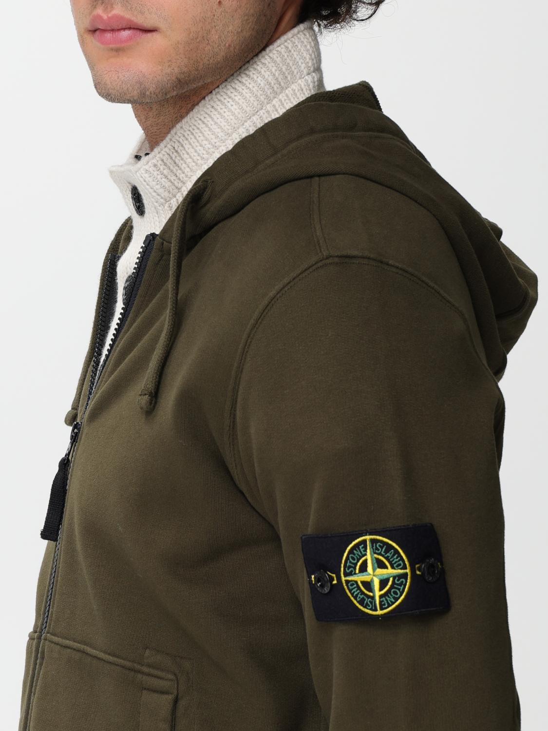 STONE ISLAND SUDADERA: Sudadera hombre Stone Island, Oliva - Img 5