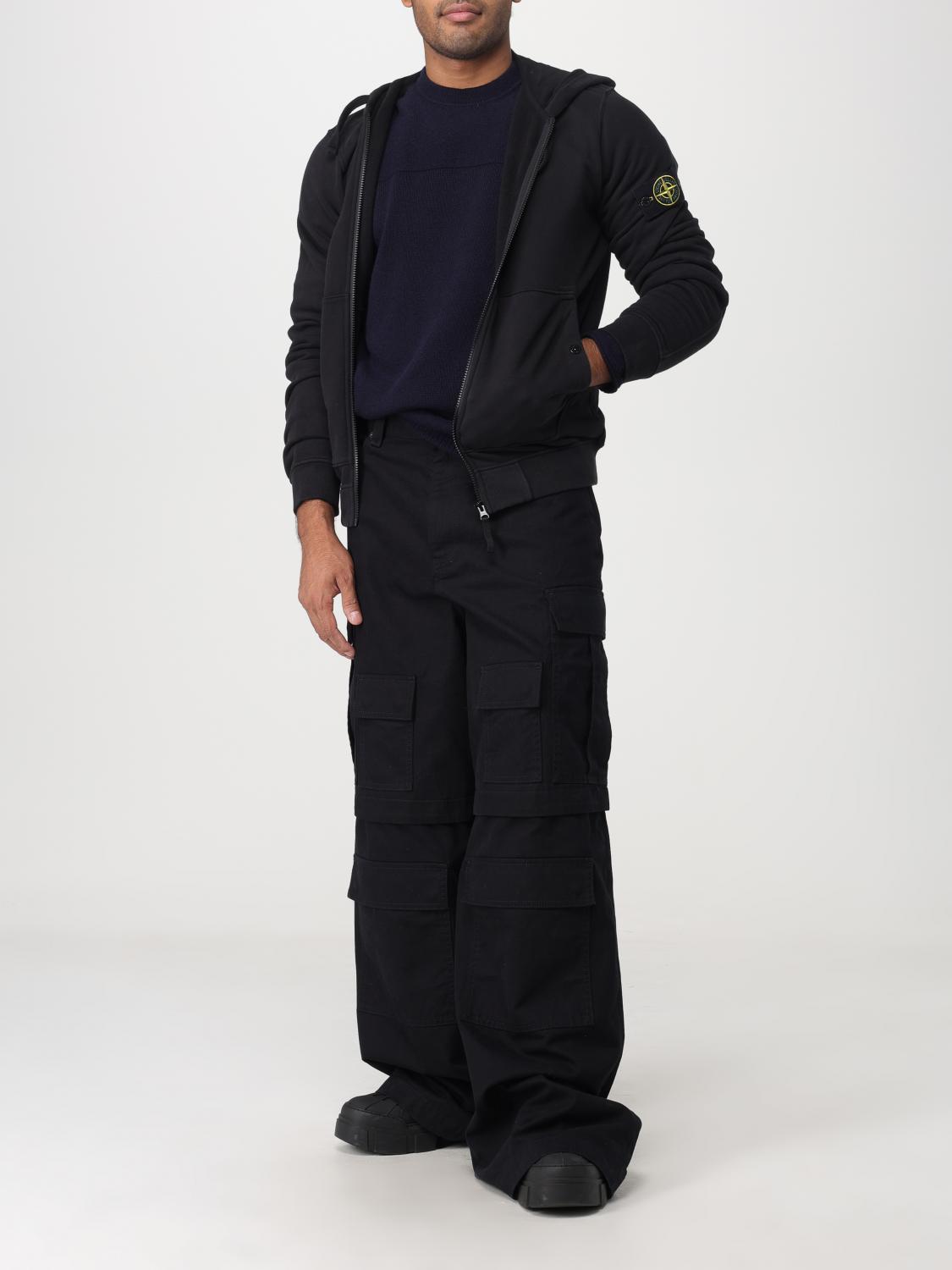 STONE ISLAND SUDADERA: Sudadera hombre Stone Island, Negro 1 - Img 2
