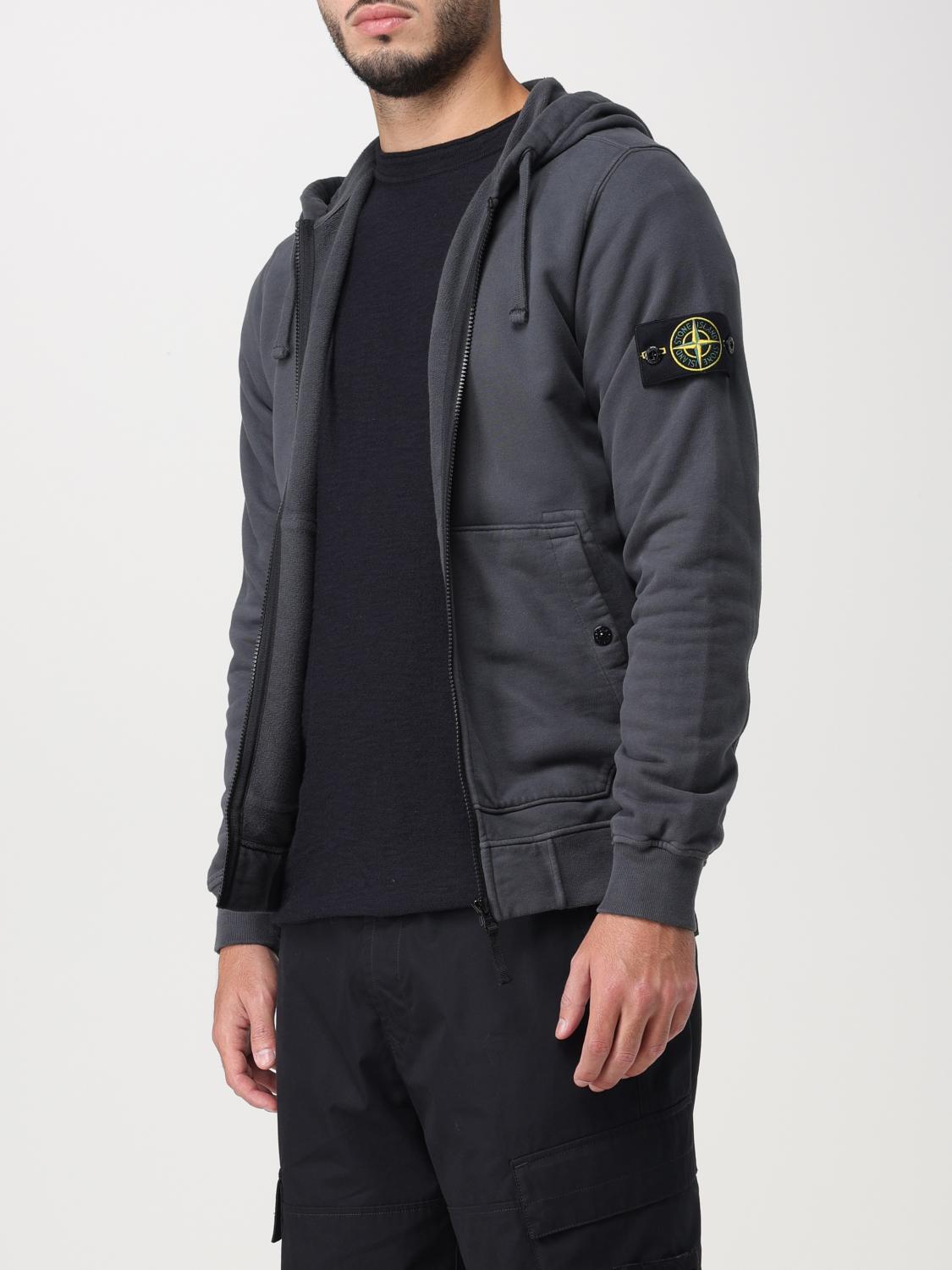 STONE ISLAND SUDADERA: Sudadera hombre Stone Island, Gris 1 - Img 4