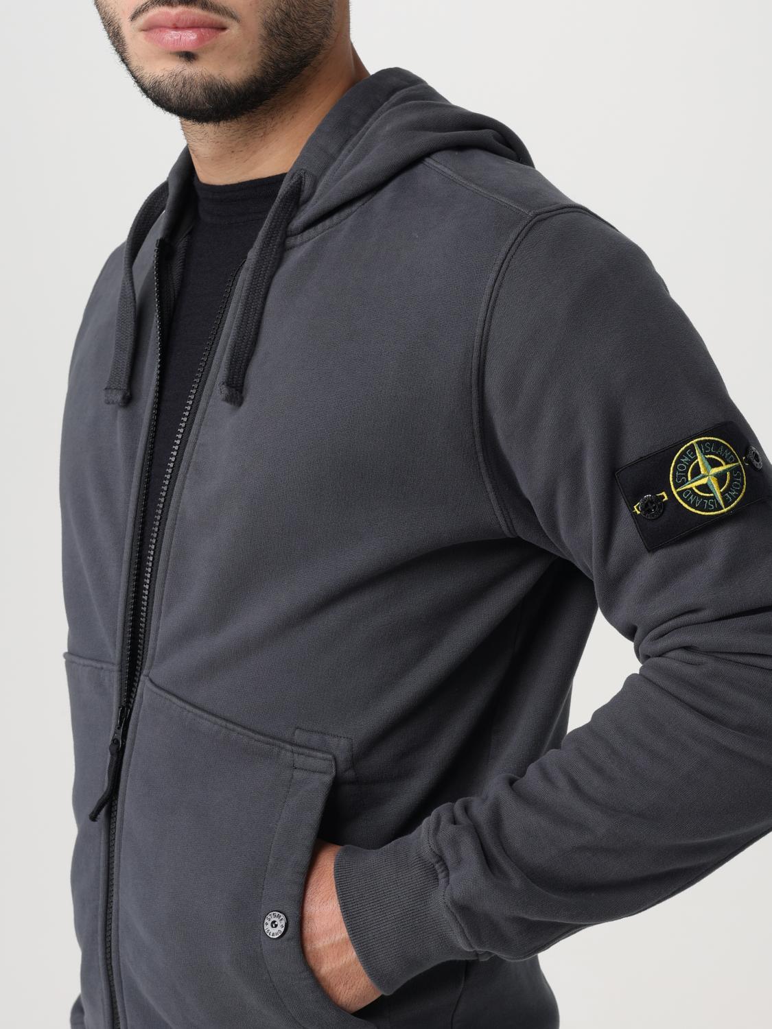 STONE ISLAND SUDADERA: Sudadera hombre Stone Island, Gris 1 - Img 5