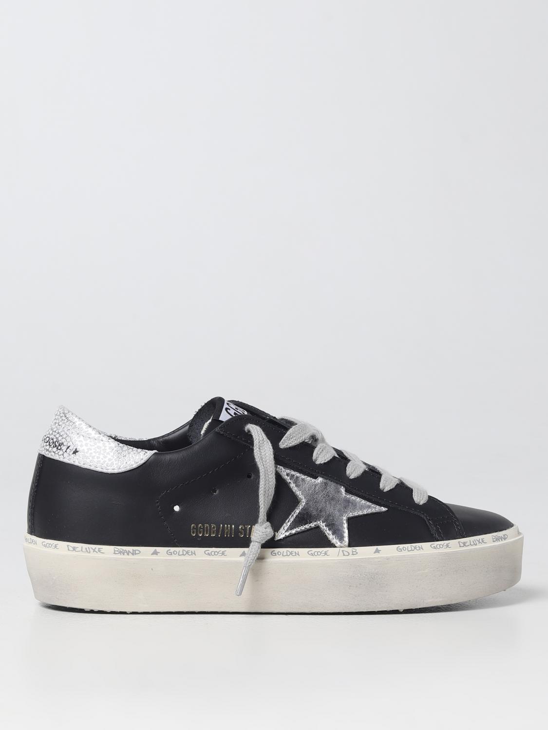 GOLDEN GOOSE: Sneakers woman Black Golden Goose trainers