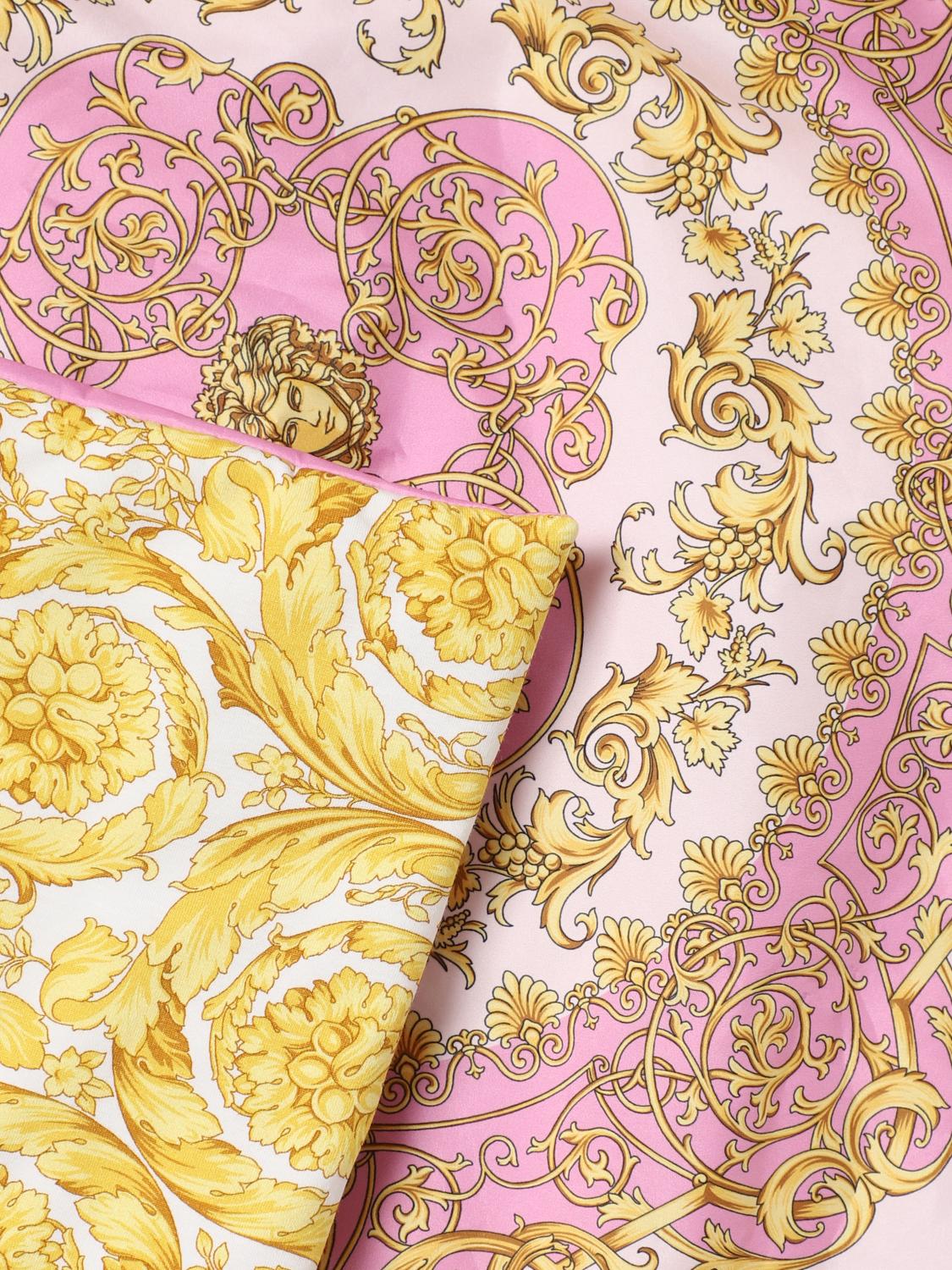 Versace Young cover in nylon with Baroque pattern - Pink