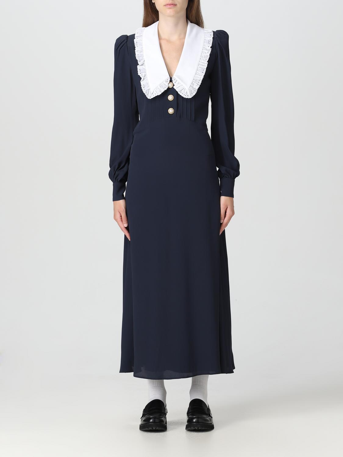 Alessandra Rich Dress woman - Blue | FAB3464F4061 | GIGLIO.COM